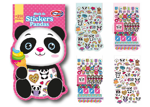 ETIQUETA ESCOLAR SBA1913V BLOCK PANDA